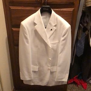Mens White Suit